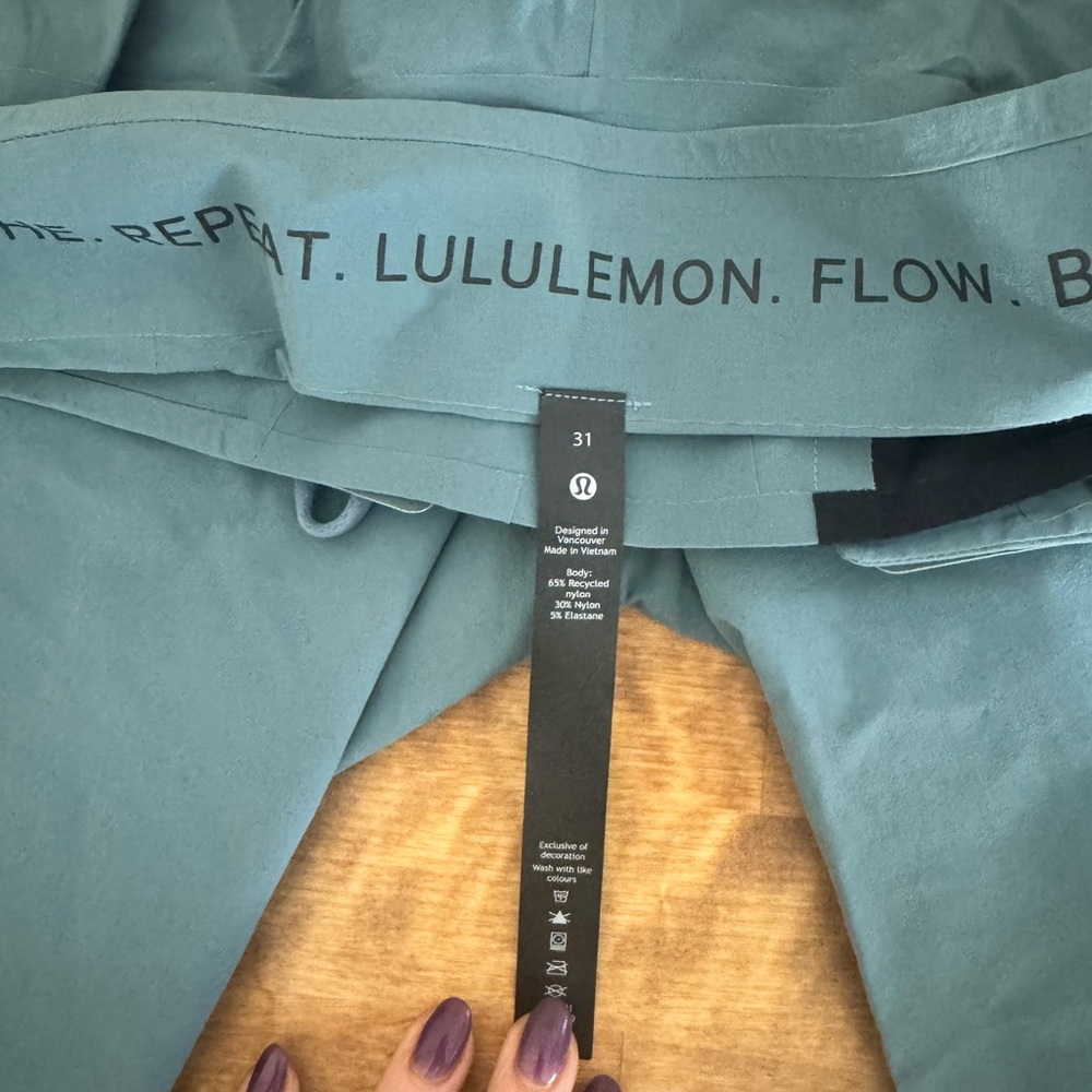 Lululemon Teal Men’s Swim trunks size 31